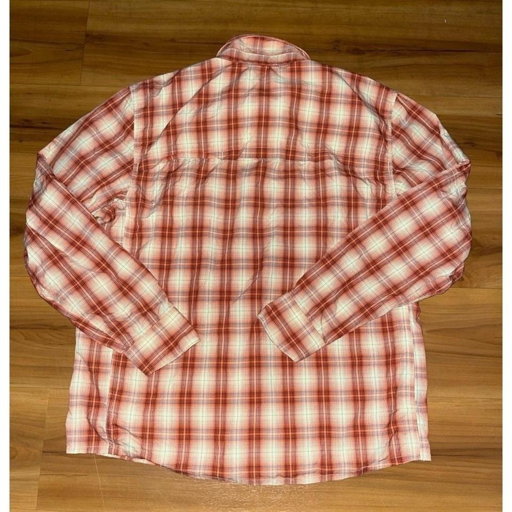 Mens REI Co-op Performance Plaid Utility Button Up Casual Shirt - Picture 2 of 5